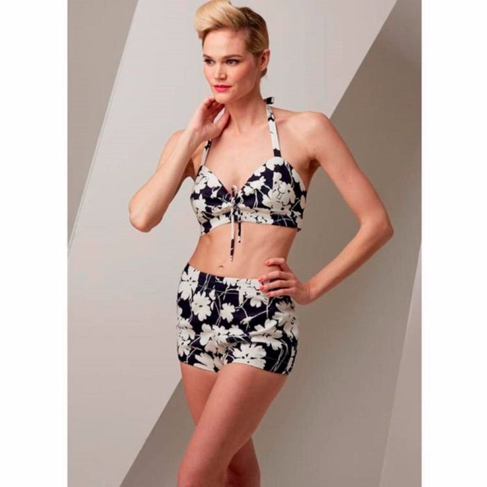 V9255 60's Vintage Vogue Reprint Pattern Swimsuit